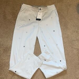 White Nike Golf Pants